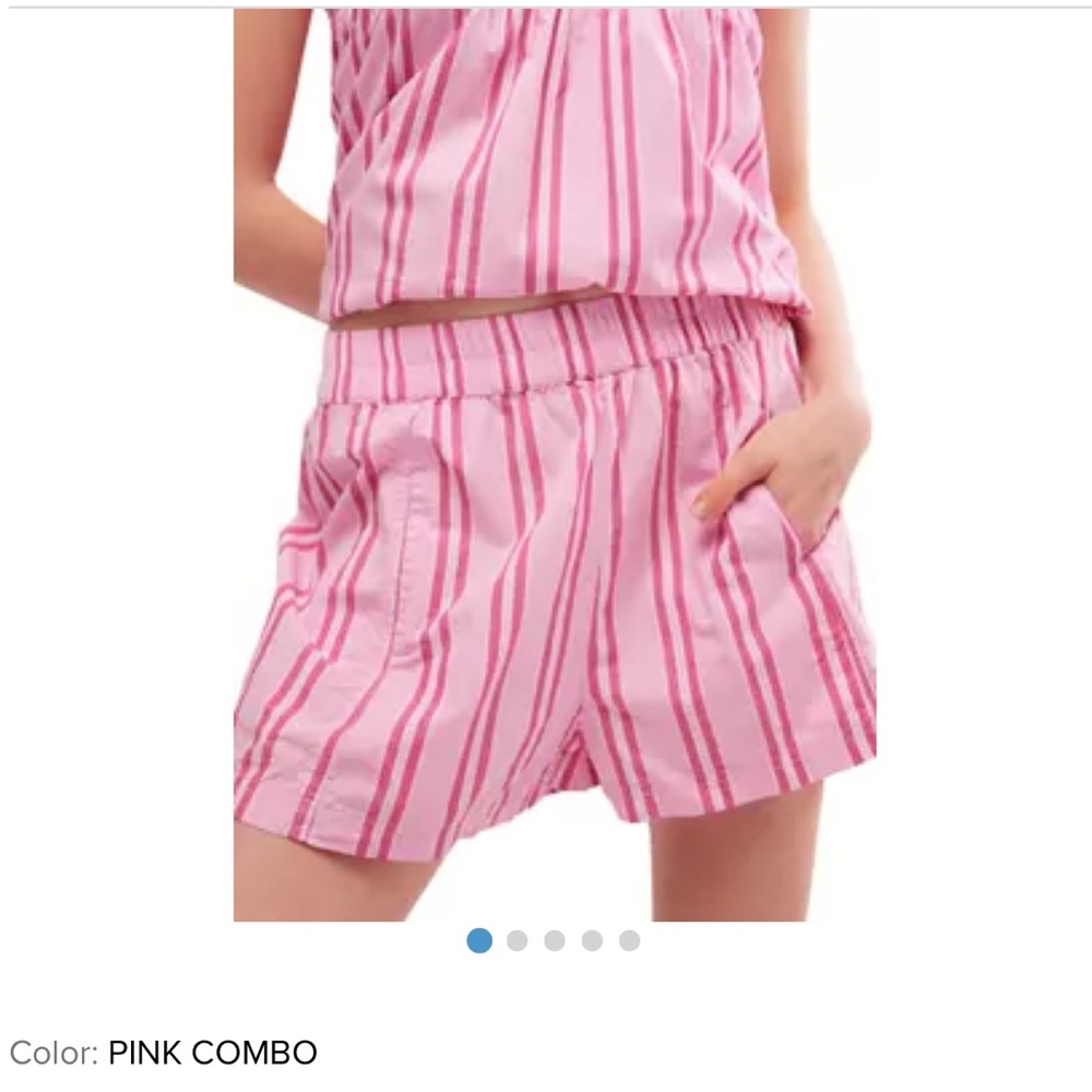 NWT Get Free Striped Pull-On Shorts
